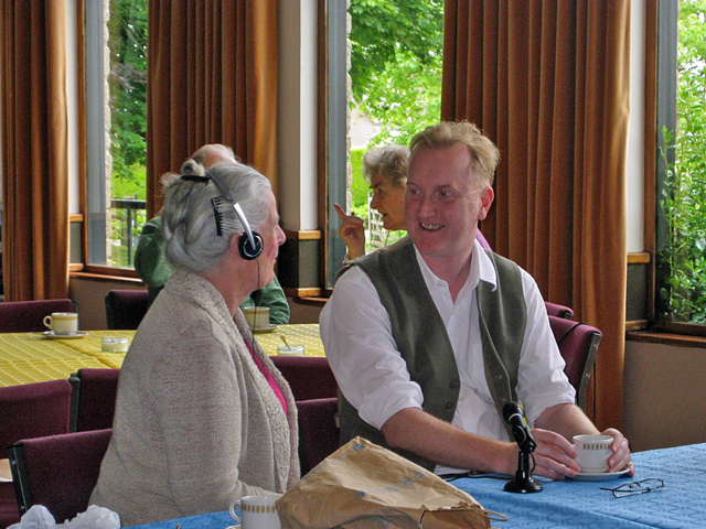 Benedict Southworth (Ramblers CEO) gives an interview for Corinium Radio, of Cirencester