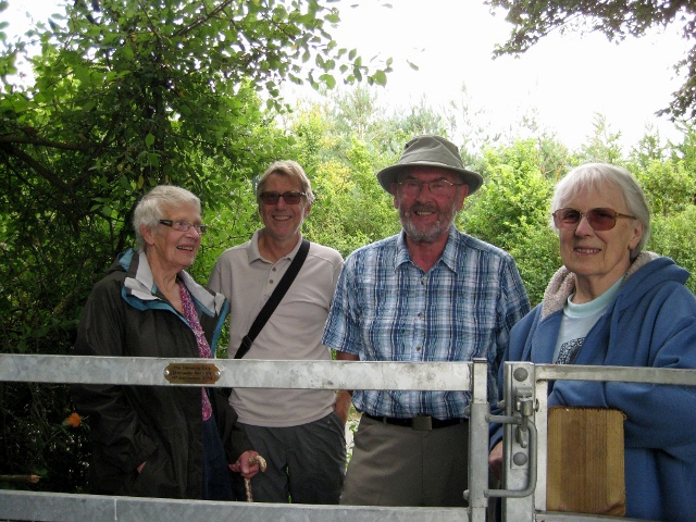 from the left Coralie Dustin, Richard Holmes, Sid Mathews and Jean Clemence